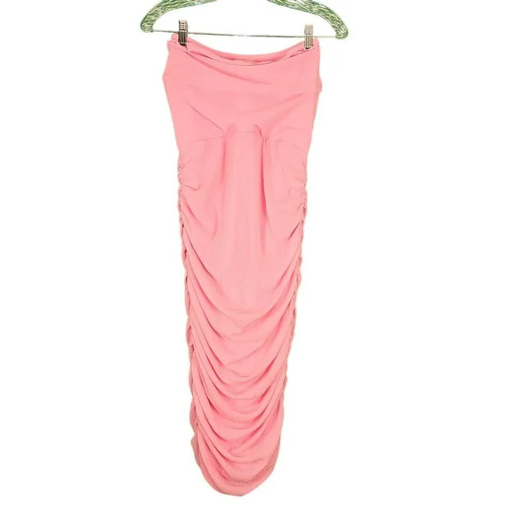 NWT Michael Costello X Revolve Pink India Midi Dress‎ Small - Picture 1 of 9